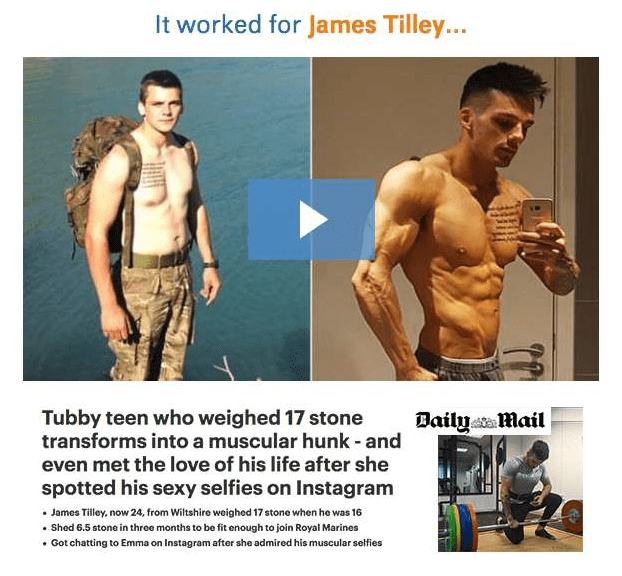 do the unthinkable James Tilley James Tilley transformed his body and his life completely with Do The Unthinkable